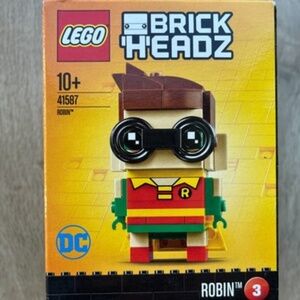 LEGO DC BRICK'H'EADZ "Robin" 41587 UNOPENED.